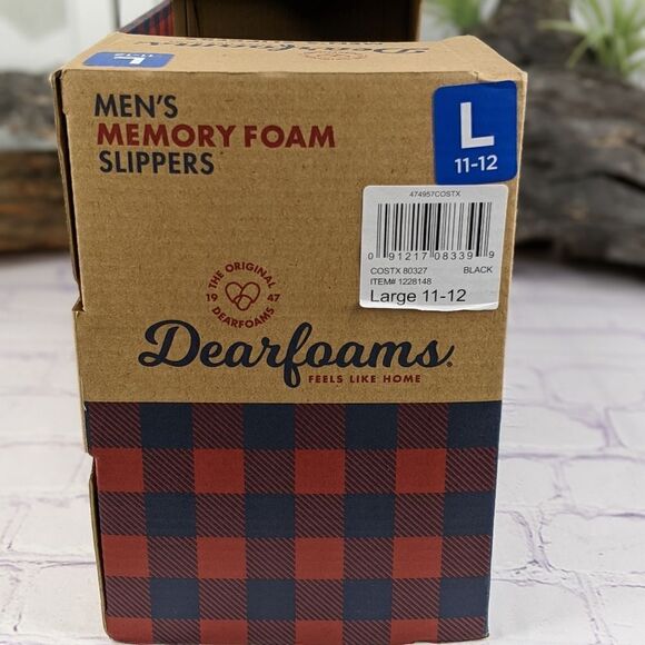 NIB Dearfoams Eli Microsuede Moccasin Slipper w/ Whipstitch - Size Large (11-12) - Picture 12 of 13